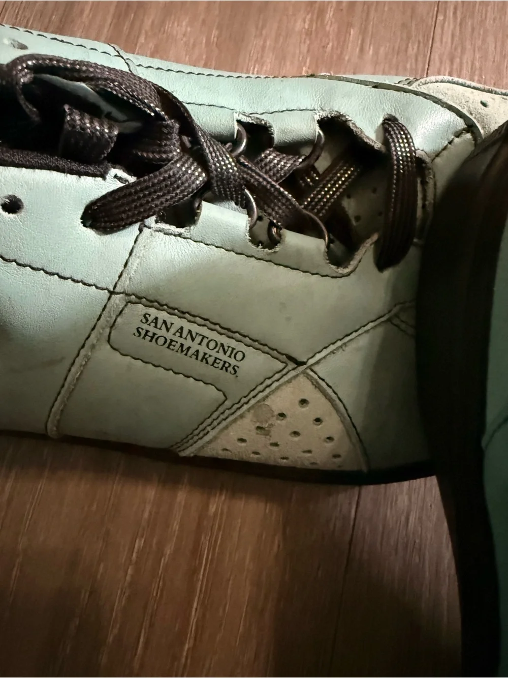 SAS Men's Teal Lace-Up Sneakers